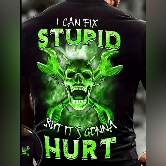 Men’s Halloween shirt Skull t-shirt shirt ~ Skull tshirt~ Scary shirt ~XLarge 46 - Picture 1 of 2